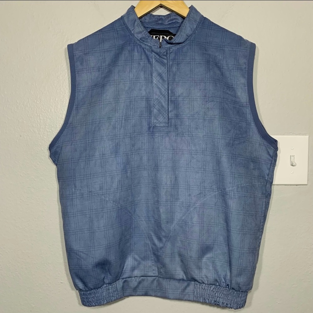 Zero Restriction Blue‎ Golf Performance Vest Microfiber Womens Medium USA Made